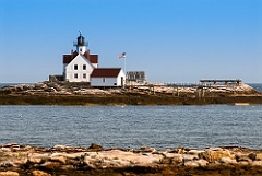Cuckolds Light Protects Mariners from the Rocky Shore